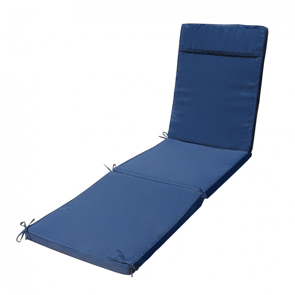 Véritable coussin de lit bleu foncé