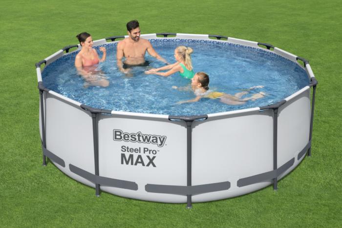 Piscine à structure ronde Steel Pro MAX 366x100 cm Bestway 56418
