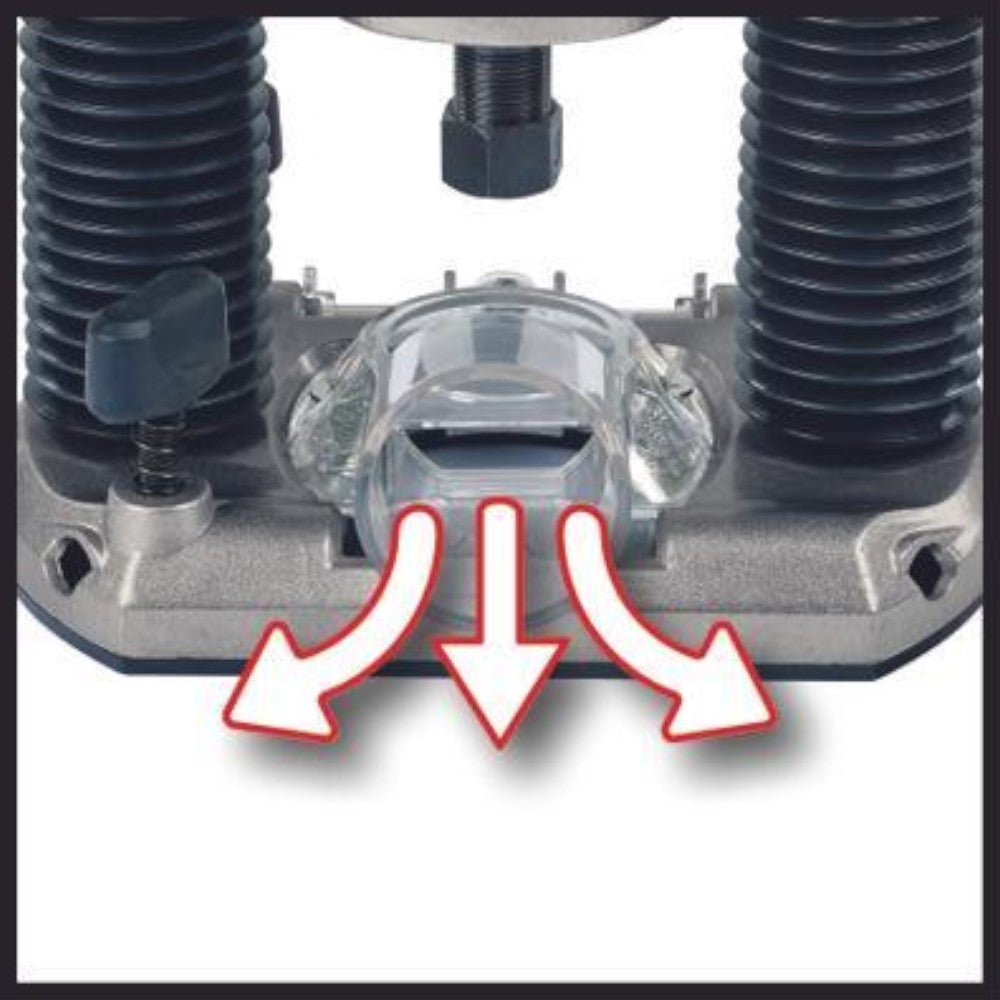 Fraiseuse verticale 1100W avec contrôle de vitesse et guide de coupe EINHELL TC-RO1155 E 