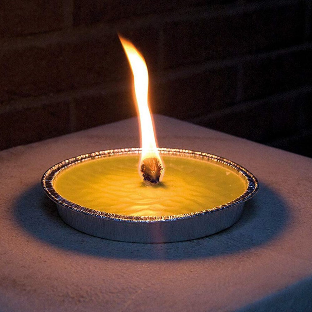 Torche anti-moustique à la citronnelle en aluminium pour usage extérieur