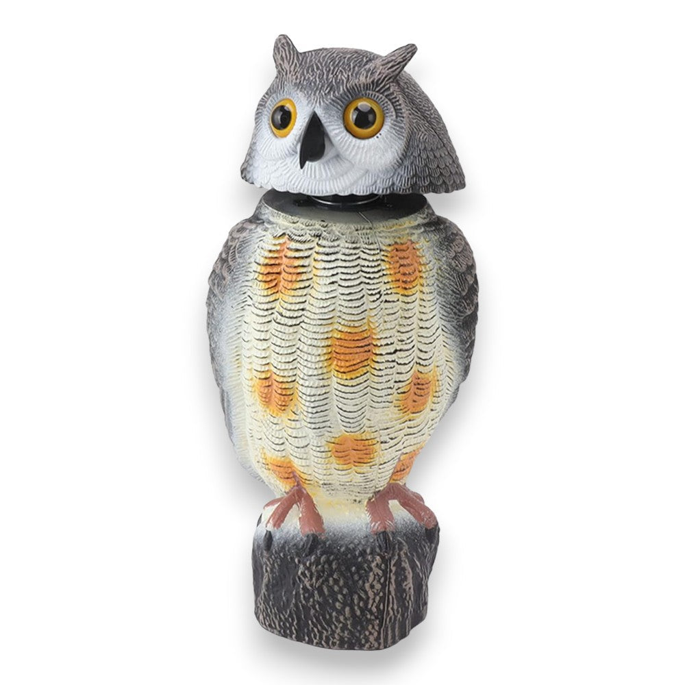 Gufo spaventapasseri 42 cm per uccelli esterno