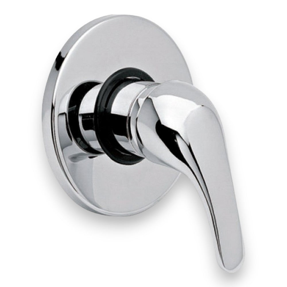 Mitigeur de douche à encastrer en laiton chromé