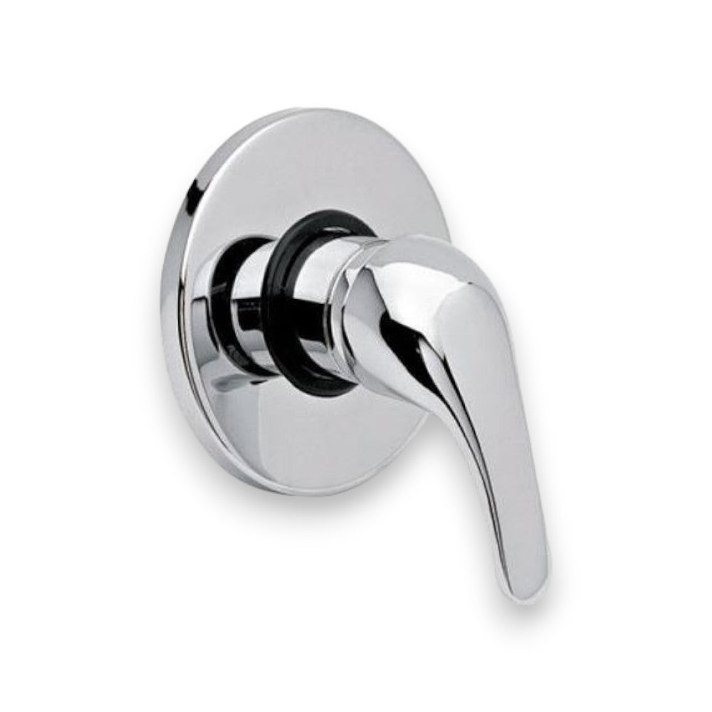 Mitigeur de douche à encastrer en laiton chromé