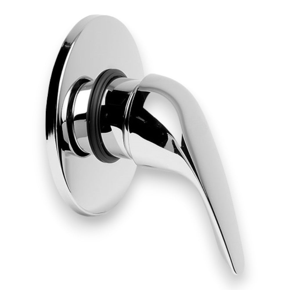 Mitigeur de douche à encastrer en laiton chromé