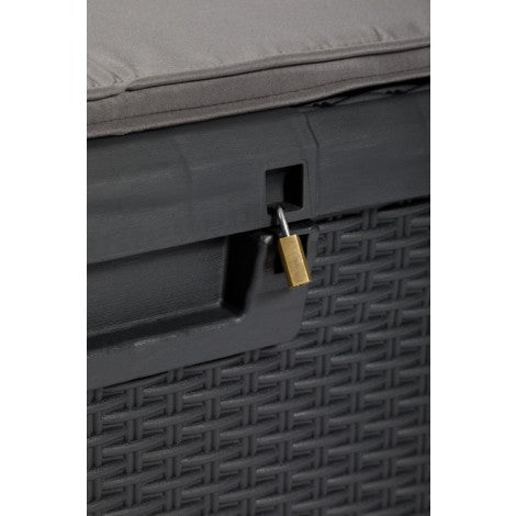 Coffre polyvalent 75x50x50 Santorini Plus Compact en résine