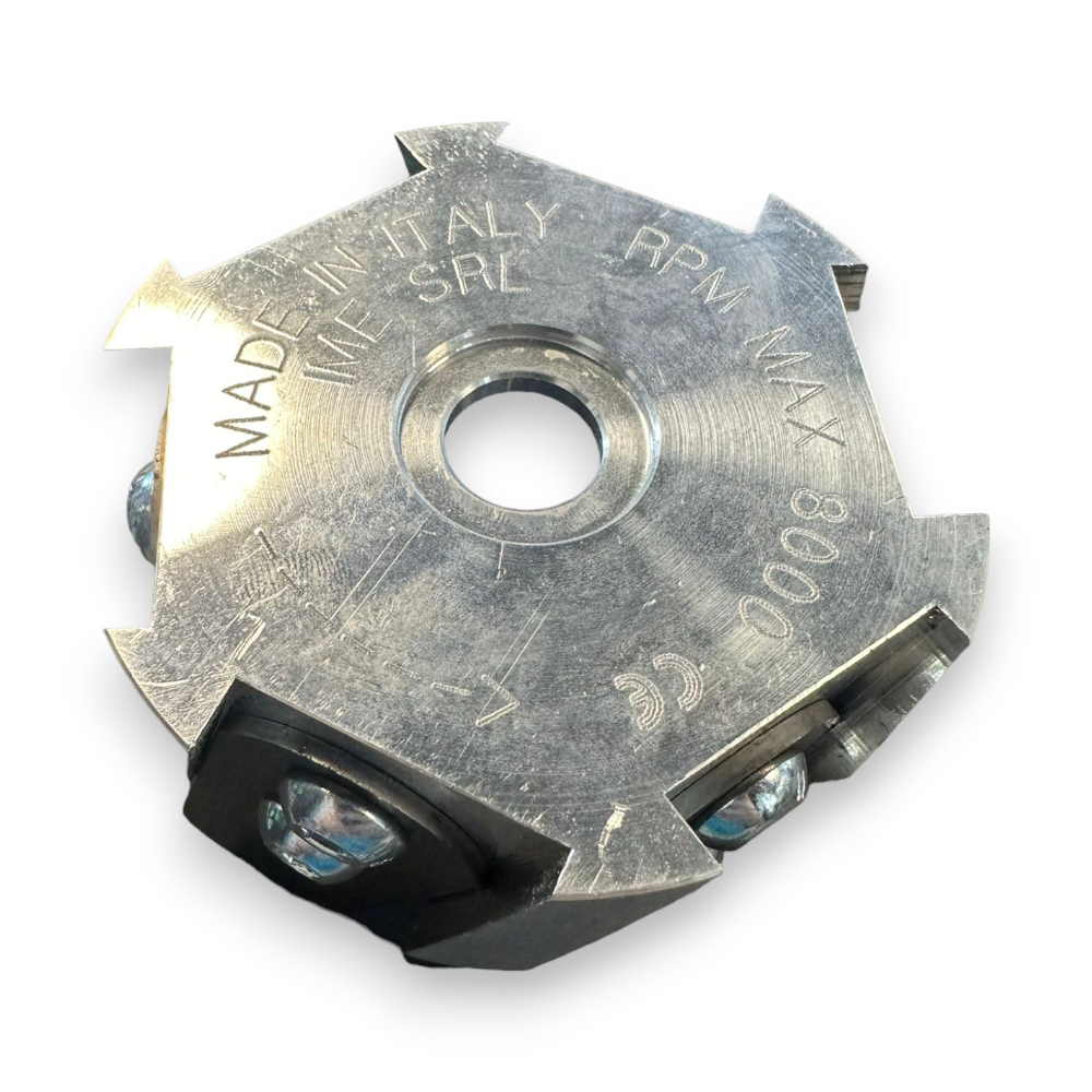 Tête de coupe-houe universelle avec 6 lames en aluminium pour débroussailleuses