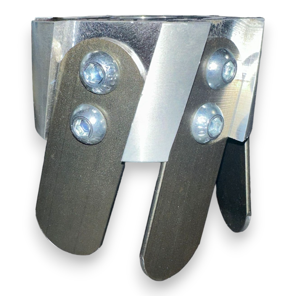 Tête de coupe-houe universelle avec 6 lames en aluminium pour débroussailleuses