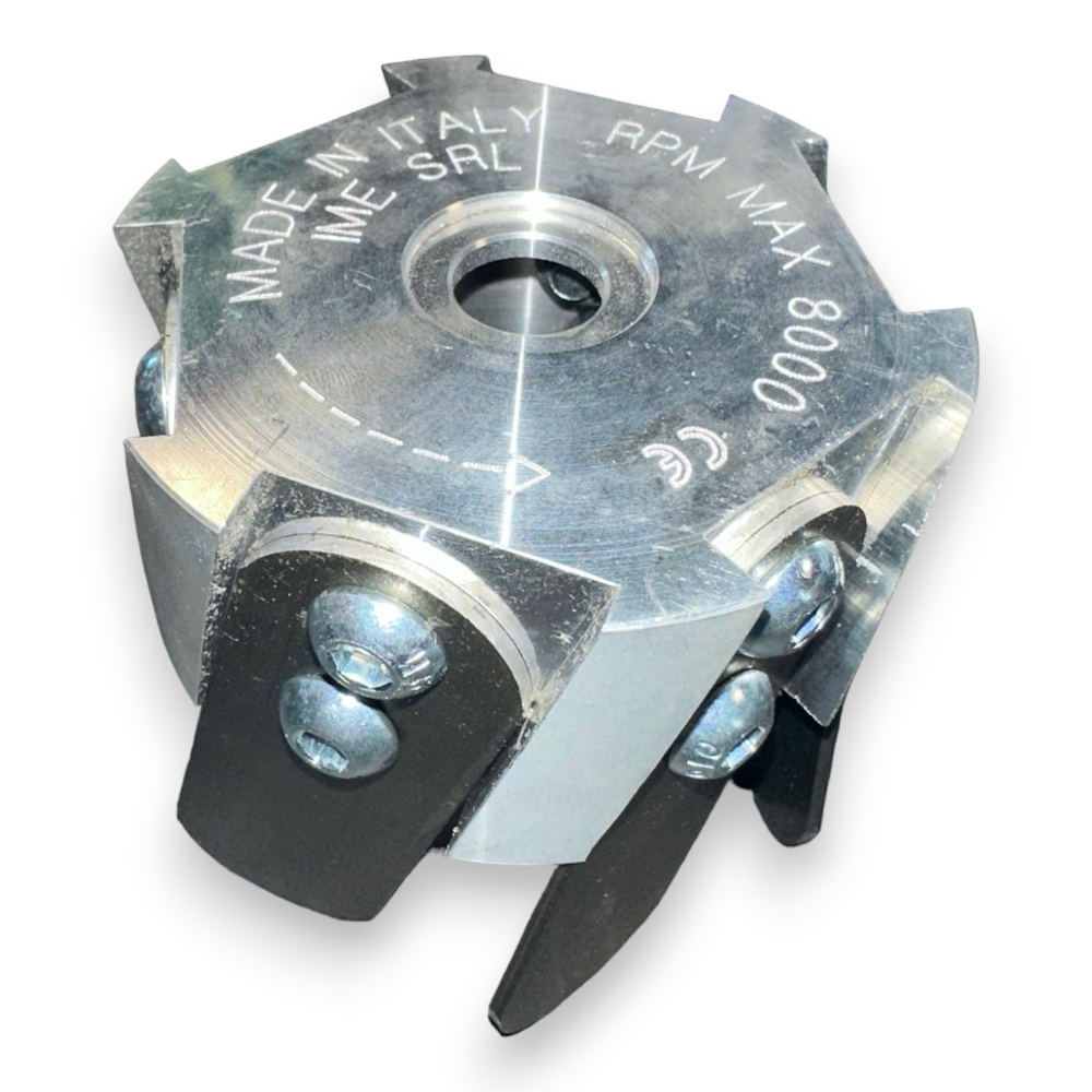 Tête de coupe-houe universelle avec 6 lames en aluminium pour débroussailleuses