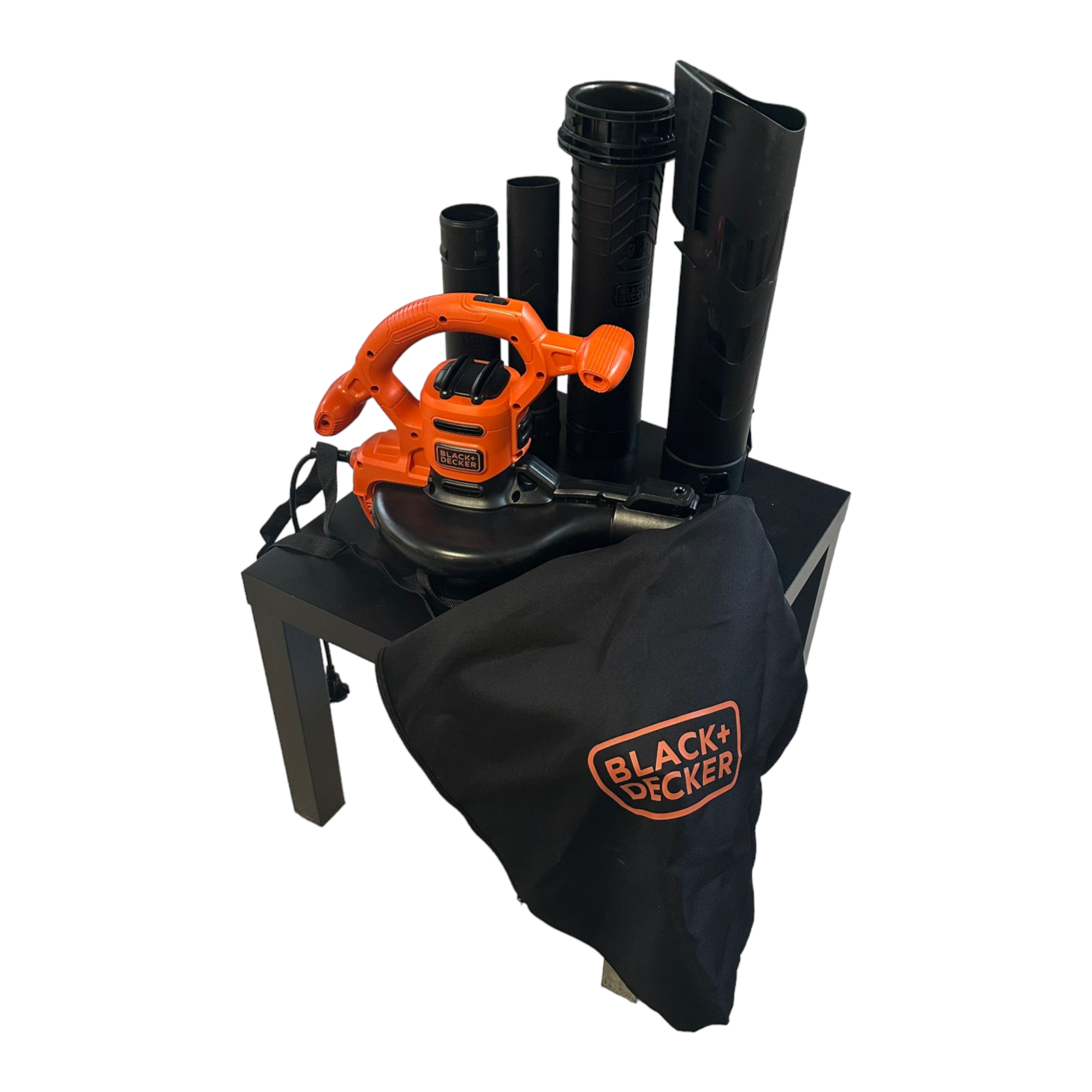 Aspirateur souffleur Broyeur de feuilles électrique avec sac Black + Decker BEBLV 2600W 