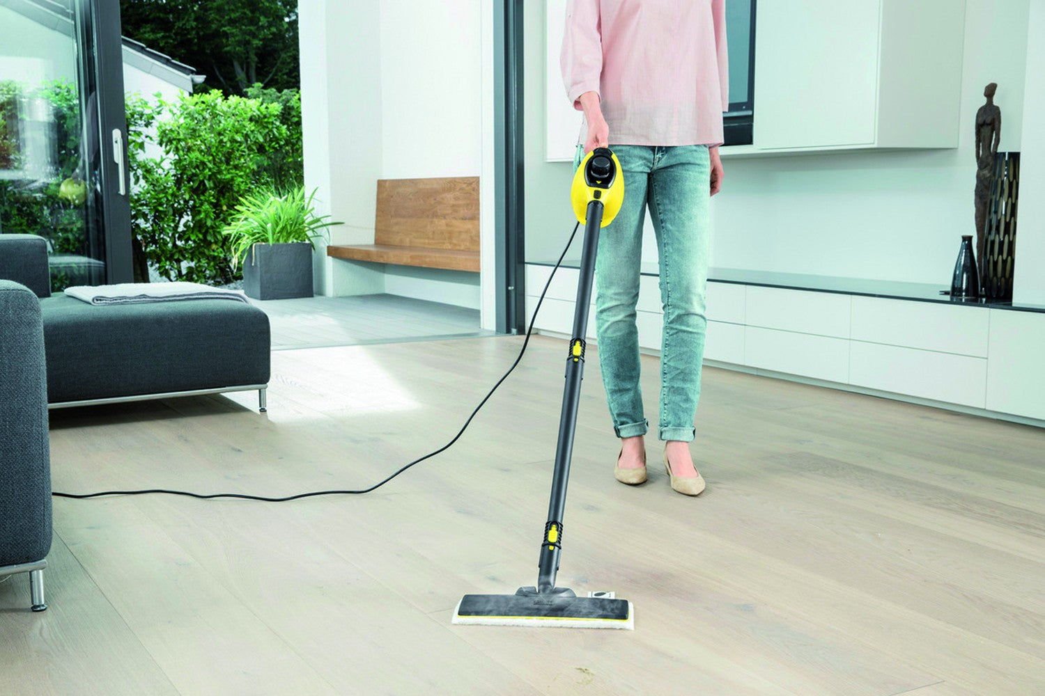 Balai vapeur avec accessoires KARCHER SC1 EASYFIX