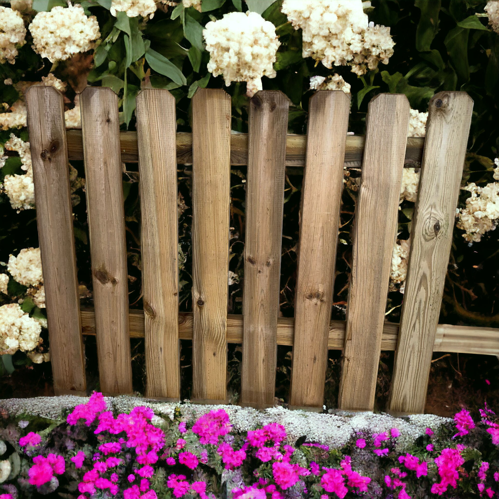 Pannello staccionata recinto in legno trattato per recinzione giardino LASA