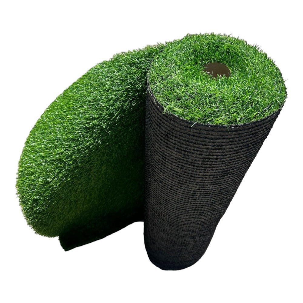 Faux tapis de pelouse verte en gazon synthétique pour jardin extérieur 30 mm, rouleau de 10 m