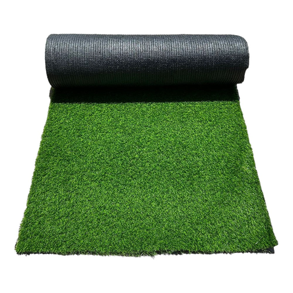 Faux tapis de pelouse verte en gazon synthétique pour jardin extérieur 30 mm, rouleau de 10 m