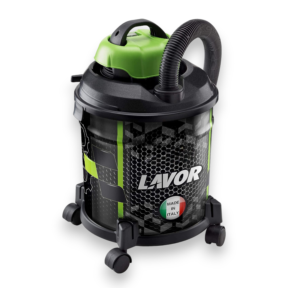 Aspirateur 1200W avec roues et accessoires inclus, fût 20 litres Joker 1200S LAVOR