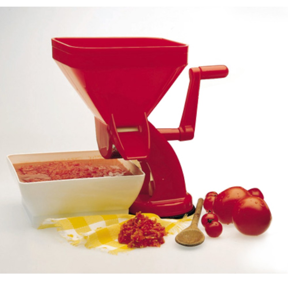Passapomodoro manuale con rullo e manovella per cucina 45x50x66 cm Master