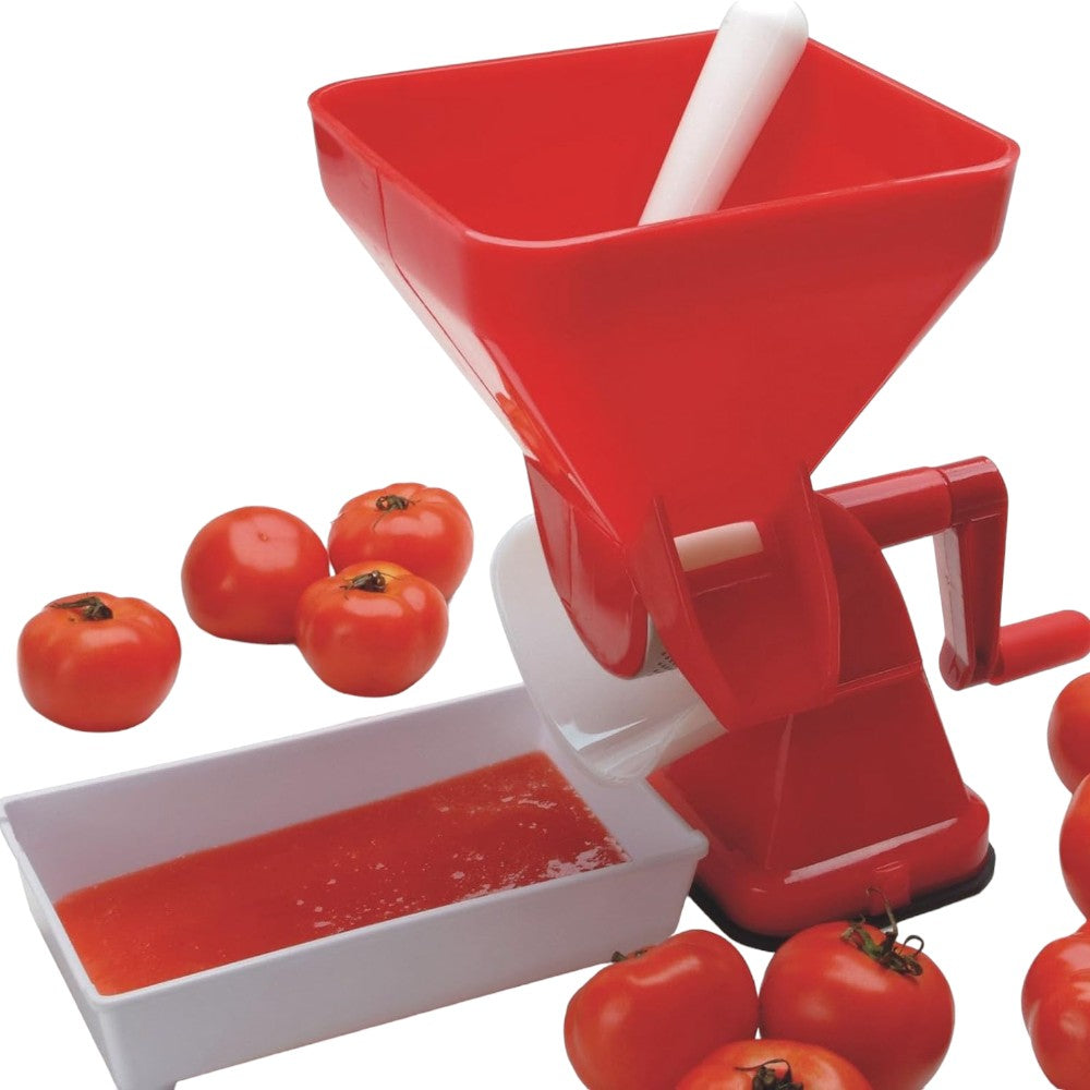 Passapomodoro manuale con rullo e manovella per cucina 45x50x66 cm Master