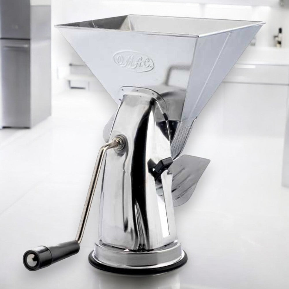 Presse-tomates manuel en acier inoxydable pour cuisine Super Gulliver 