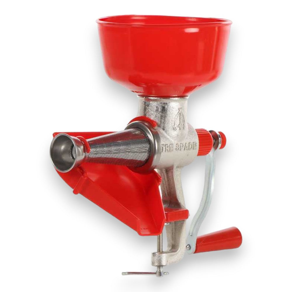 Presse-tomates manuel en acier inoxydable pour usage alimentaire et cuisine