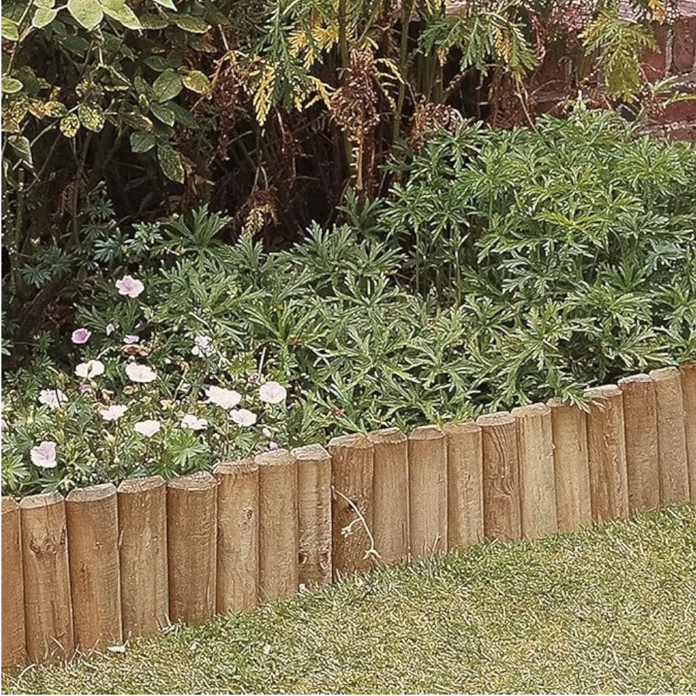 Bordaroll en bois de pin imprégné pour jardinières 30x200