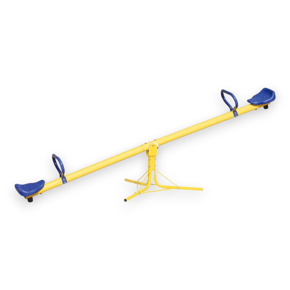 Jeu de balançoire en acier pour enfants 2 places 3-7 ans 200x67x70h