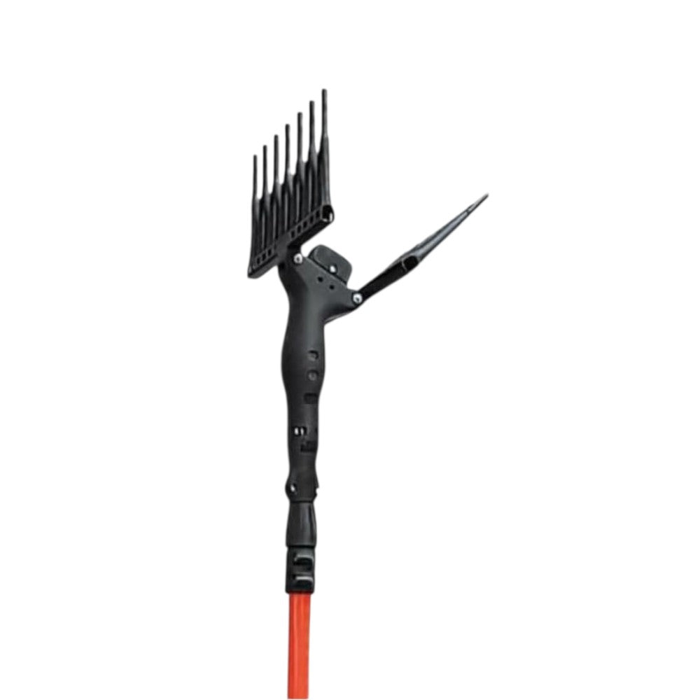 Abbacchiatore scuotitore olive elettrico 12V con asta telescopica in alluminio allungabile da 1.9 mt. a 2.80 mt.
