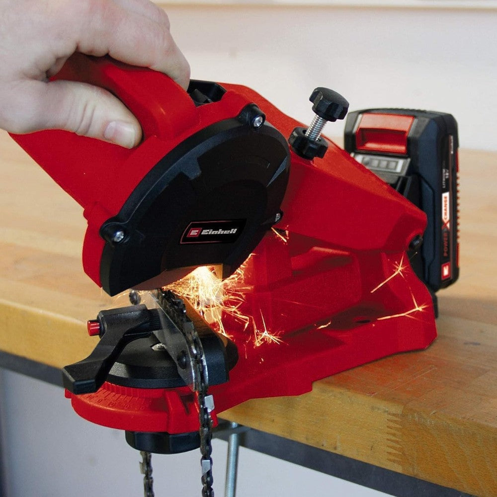 Affila catena elettrico 85W con disco per motoseghe
