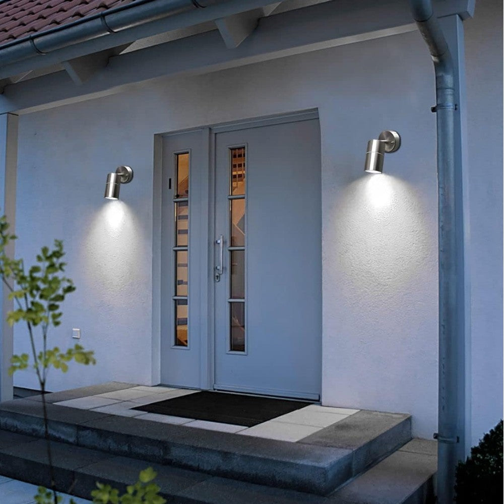 Applique en acier diamètre 6x11x13,8 cm éclairage extérieur