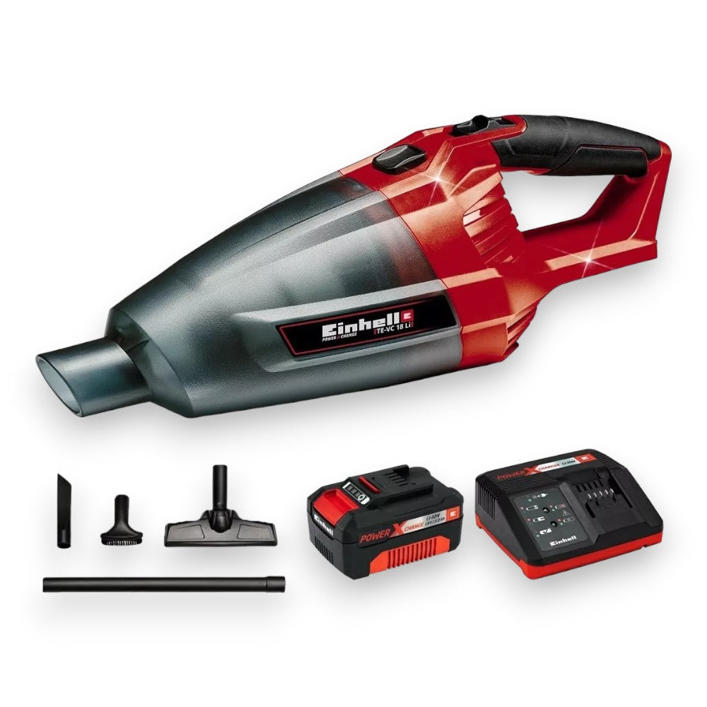 Aspirateur sur batterie 18V avec réservoir pour petites surfaces