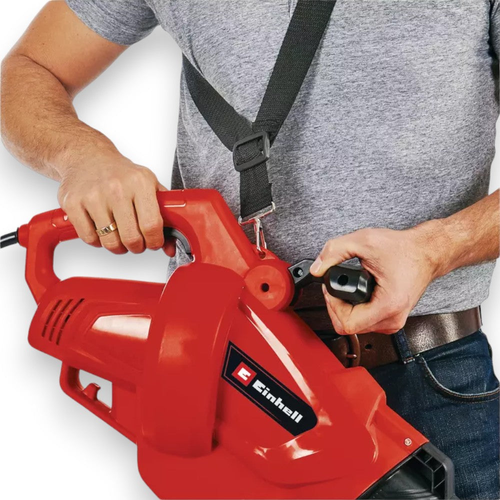 Aspiratore soffiatore elettrico per prato con regolazione elettronica del numero di giri 3000W