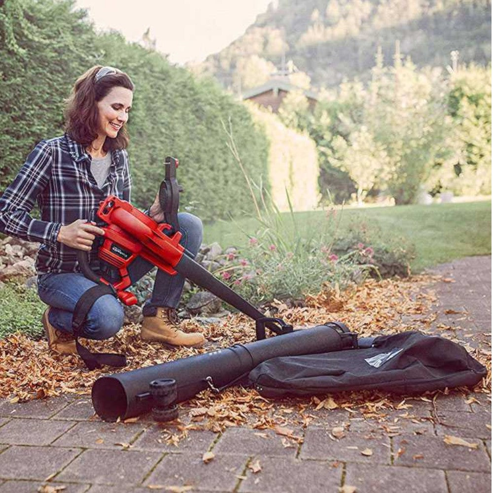 Aspirateur souffleur électrique avec sac de collecte 3000W