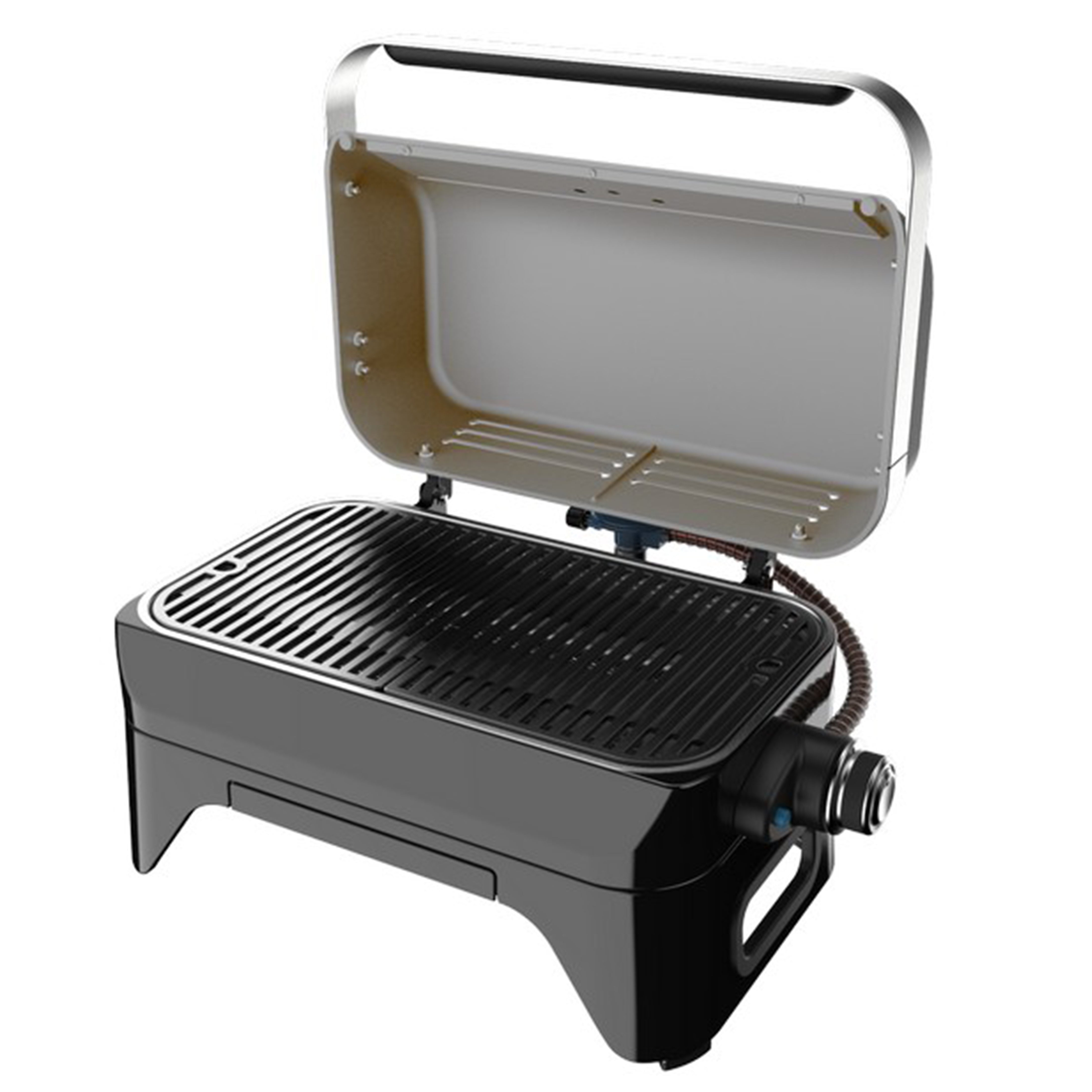 Barbecue à gaz avec plan en fonte 48x26 cm Campingaz Attitude 2GO CV 