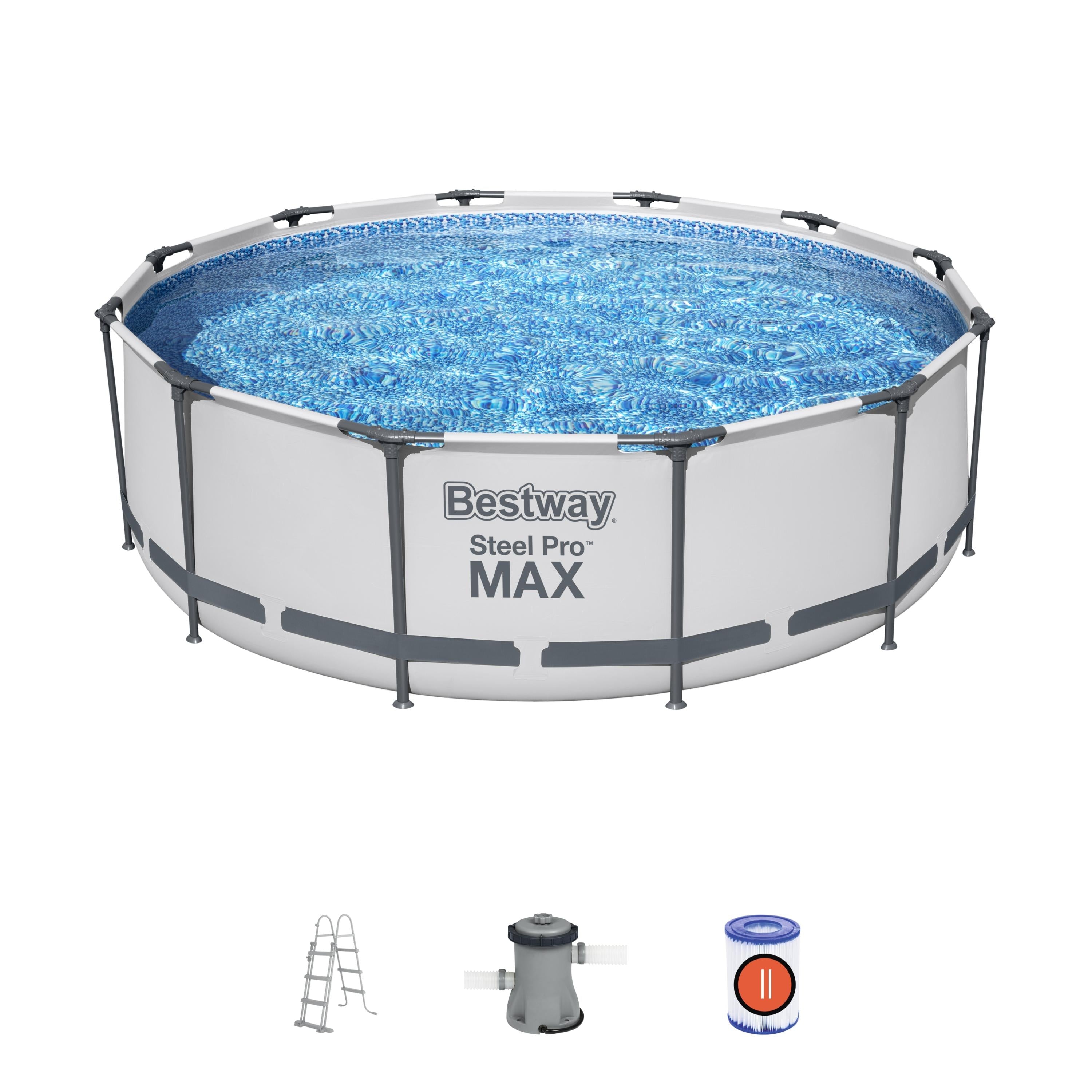 Piscine à structure ronde Steel Pro MAX 366x100 cm Bestway 56418