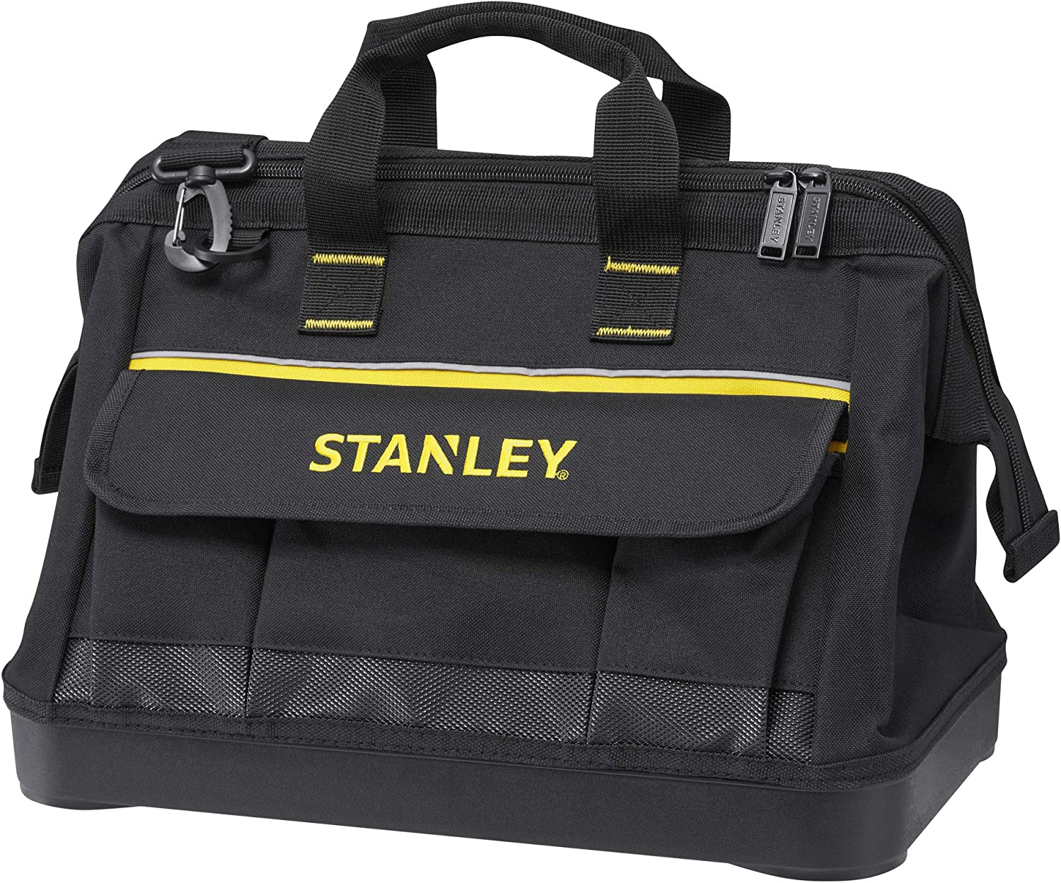 Sac à outils à bandoulière avec poches zippées et base rigide Stanley 1-96-183