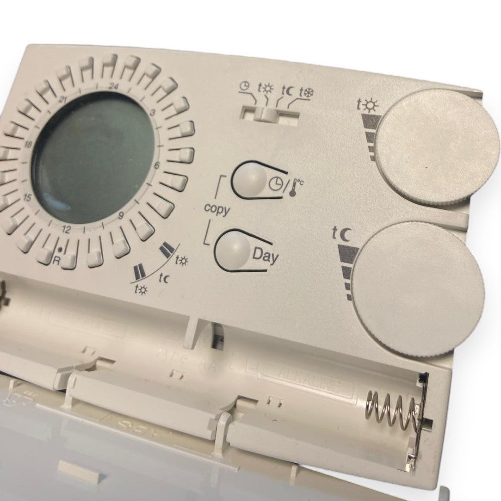 Chronothermostat d'ambiance hebdomadaire analogique numérique programmable 1CR CR209/S