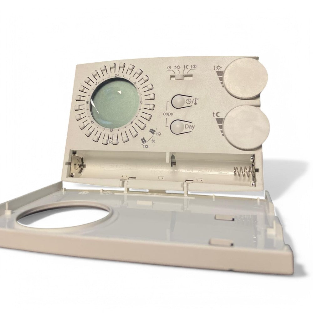 Chronothermostat d'ambiance hebdomadaire analogique numérique programmable 1CR CR209/S
