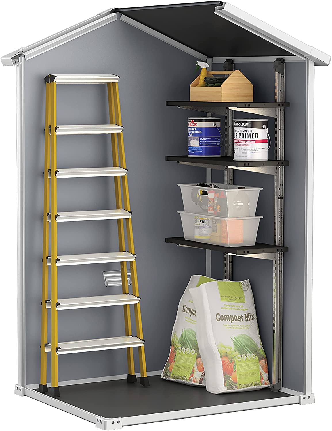 Garden Cottage house 130x95xh200 cm abri de jardin en résine Keter Manor P94