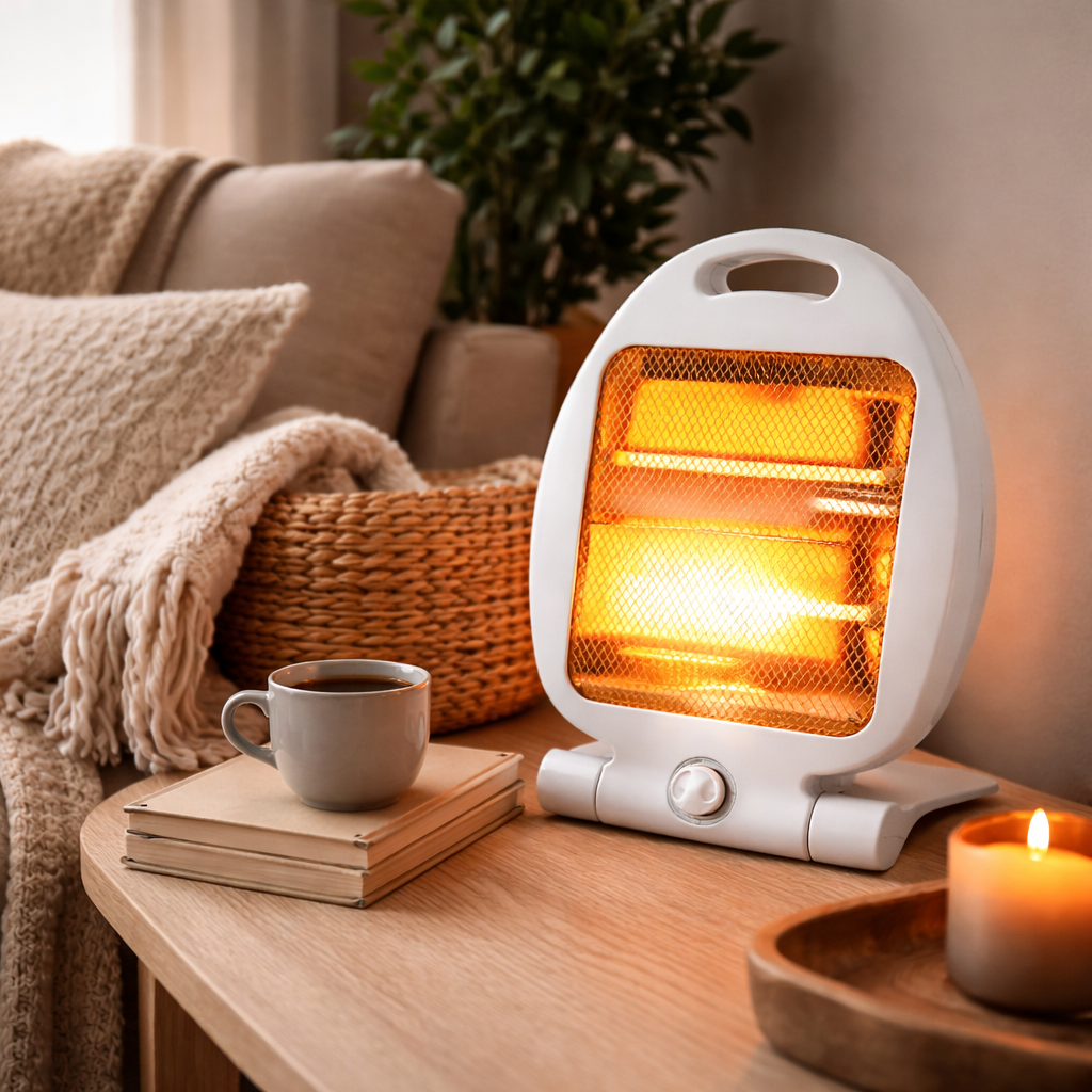 Poêle électrique à quartz 800W - cm.25x15x36h.