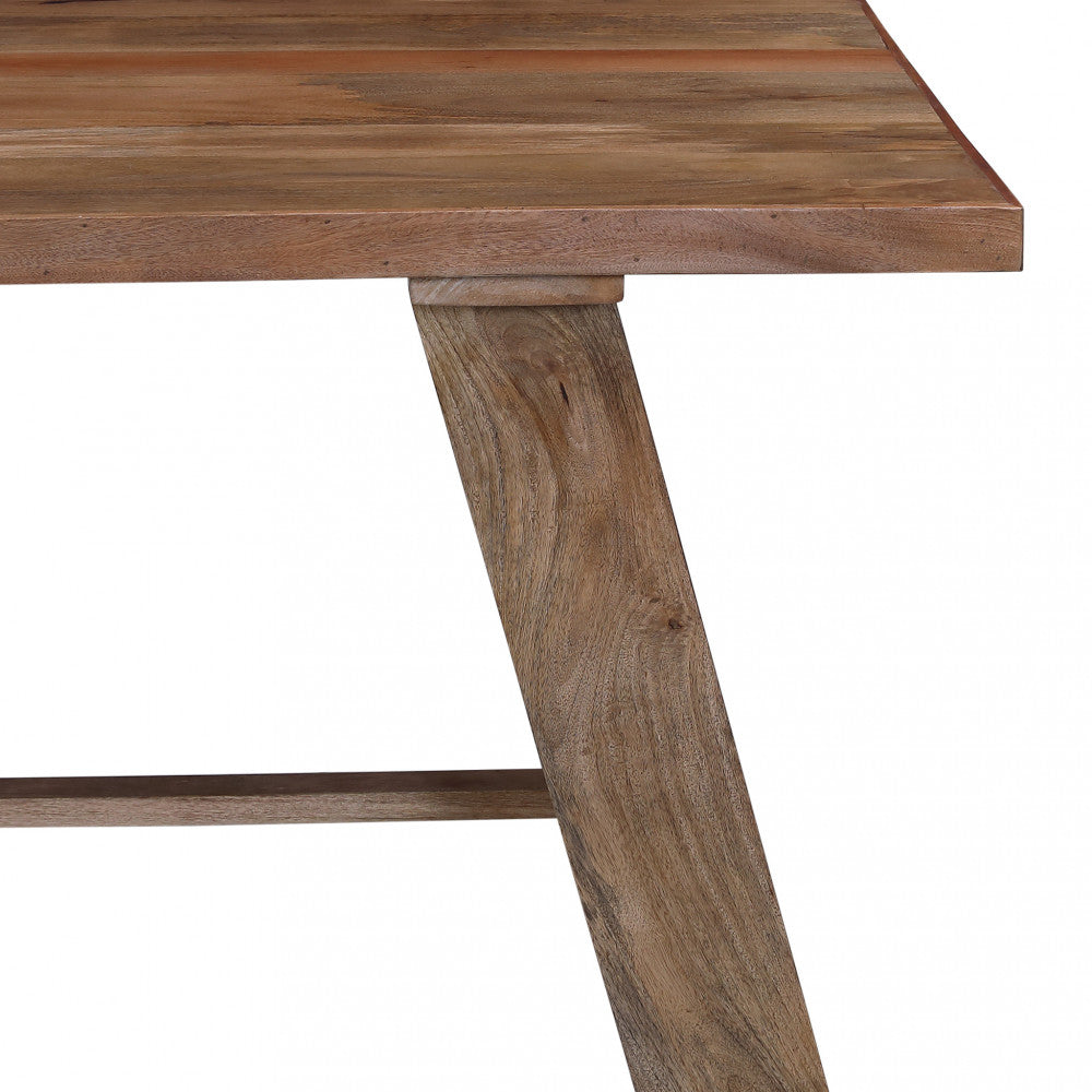 Tavolo fisso da pranzo in legno di mango 200x100 cm
