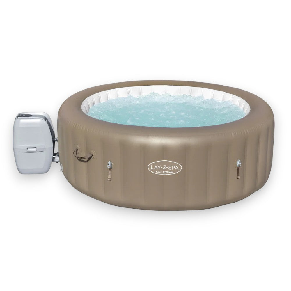 Piscine d'hydromassage Gold SPA 4-6 personnes Ø196xH71 cm Lay-Z Spa Palm Spring BESTWAY 60017