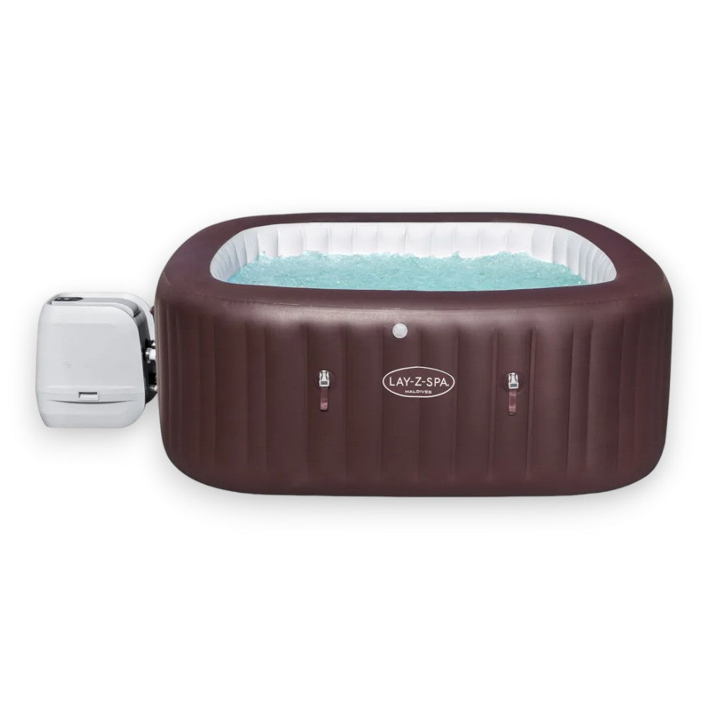 Piscine SPA d'hydromassage en acajou 5-7 personnes avec télécommande via APP Lay-Z Spa Maldives Hydrojet Pro BESTWAY 60033