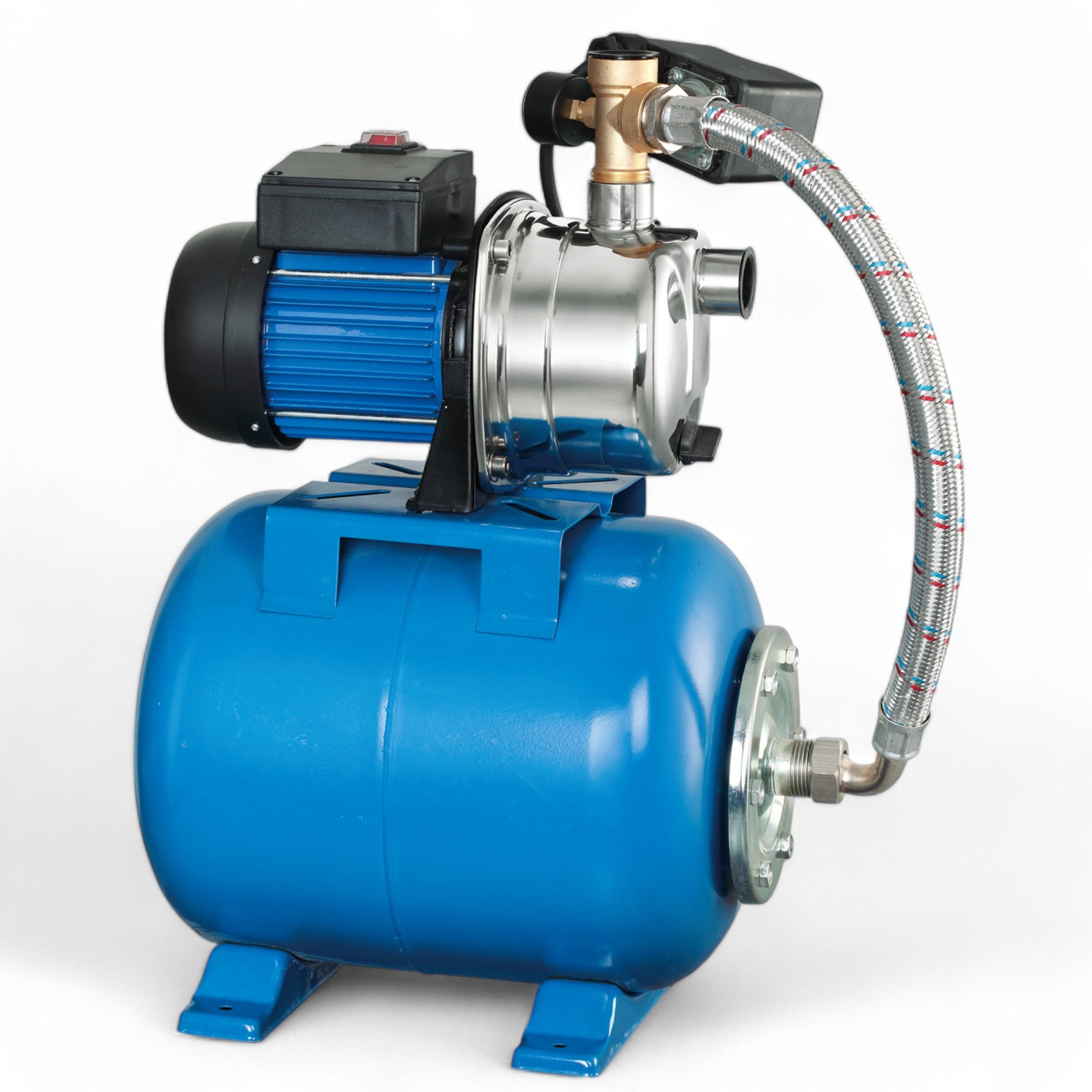 Pompe de jardin électrique auto-amorçante avec autoclave 1200 watts