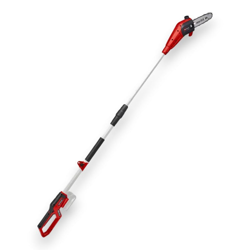 Elettrosega a batteria telescopica 18V con barra e perno raccogli catena 20 cm