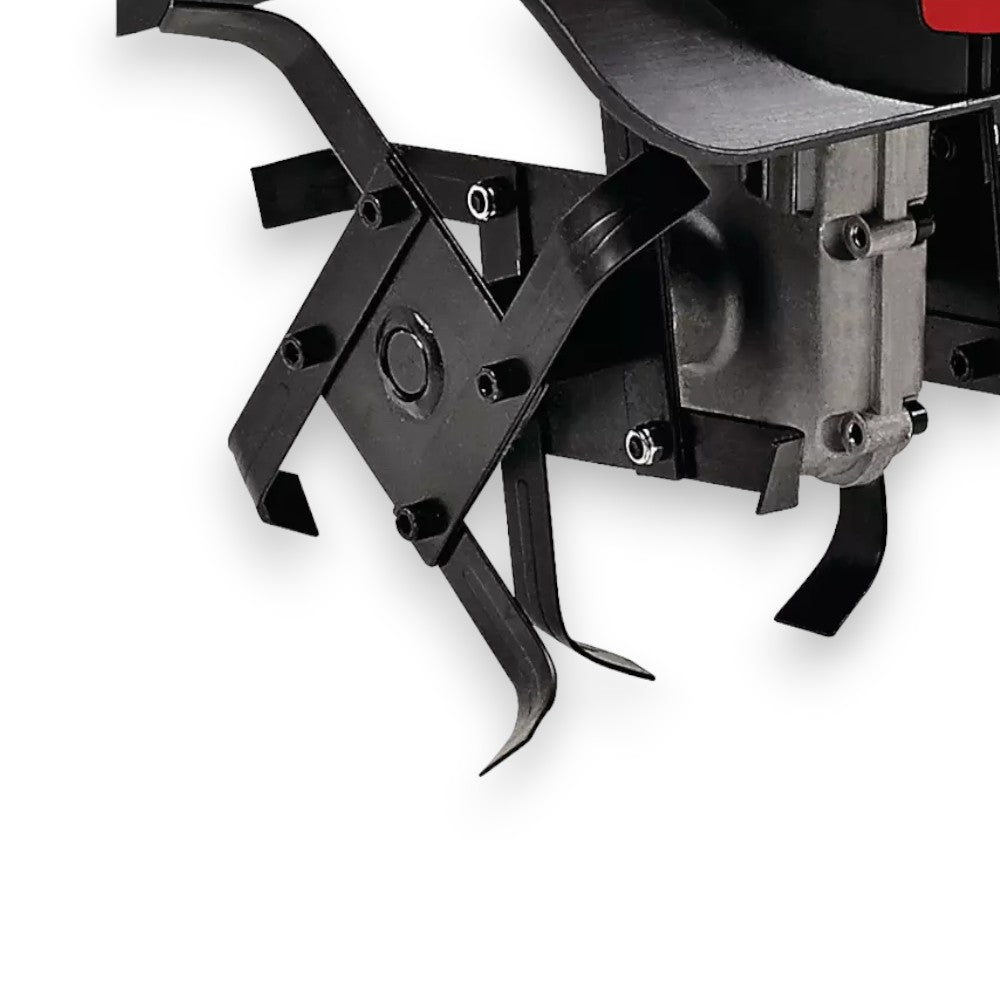 Bineuse électrique 750W avec 4 couteaux et cutter de 30 cm pour jardin