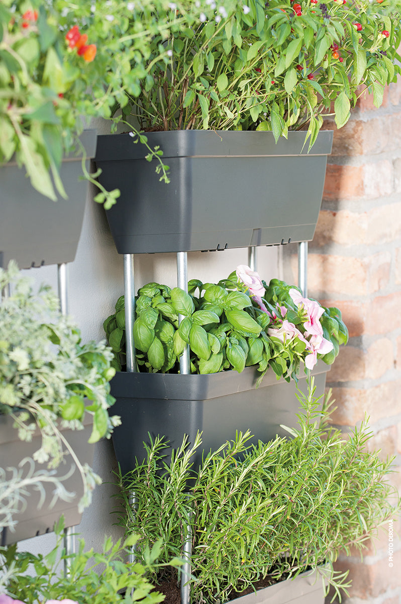 Jardinières verticales modulables superposées 50x17xH80 cm Enjoy