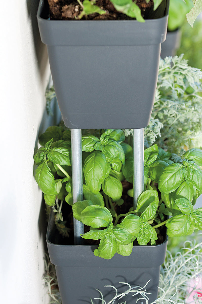 Jardinières verticales modulables superposées 50x17xH80 cm Enjoy