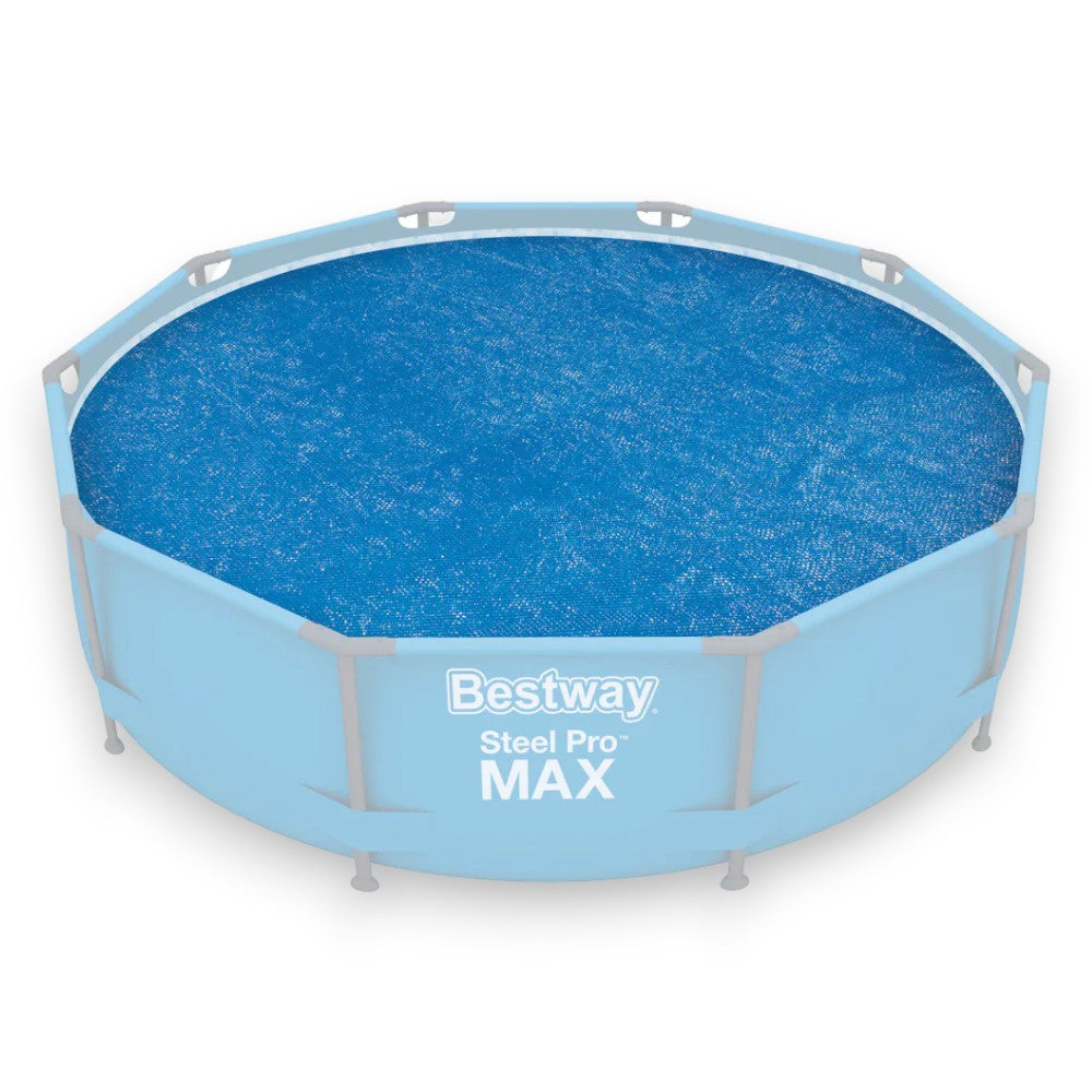 Couverture solaire thermique pour piscines rondes à ossature métallique BESTWAY
