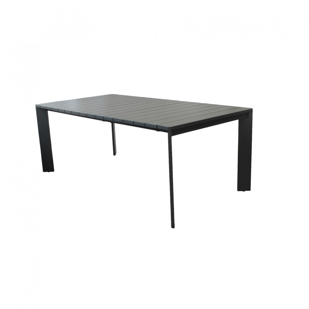 Tavolo allungabile con struttura in alluminio 200/250x100xH75 cm Brollin