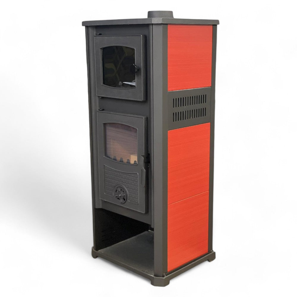 Poêle à bois avec four Structure en acier 11,3 kW Kalorosa