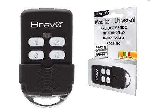 Magiko Bravo – ouvre-porte universel à code roulant, auto-apprentissage, télécommande radio