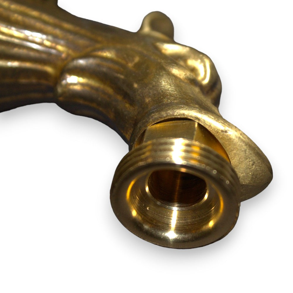 Robinet en laiton pour fontaines murales, raccord demi-pouce avec adaptateur trois-quarts Dragons